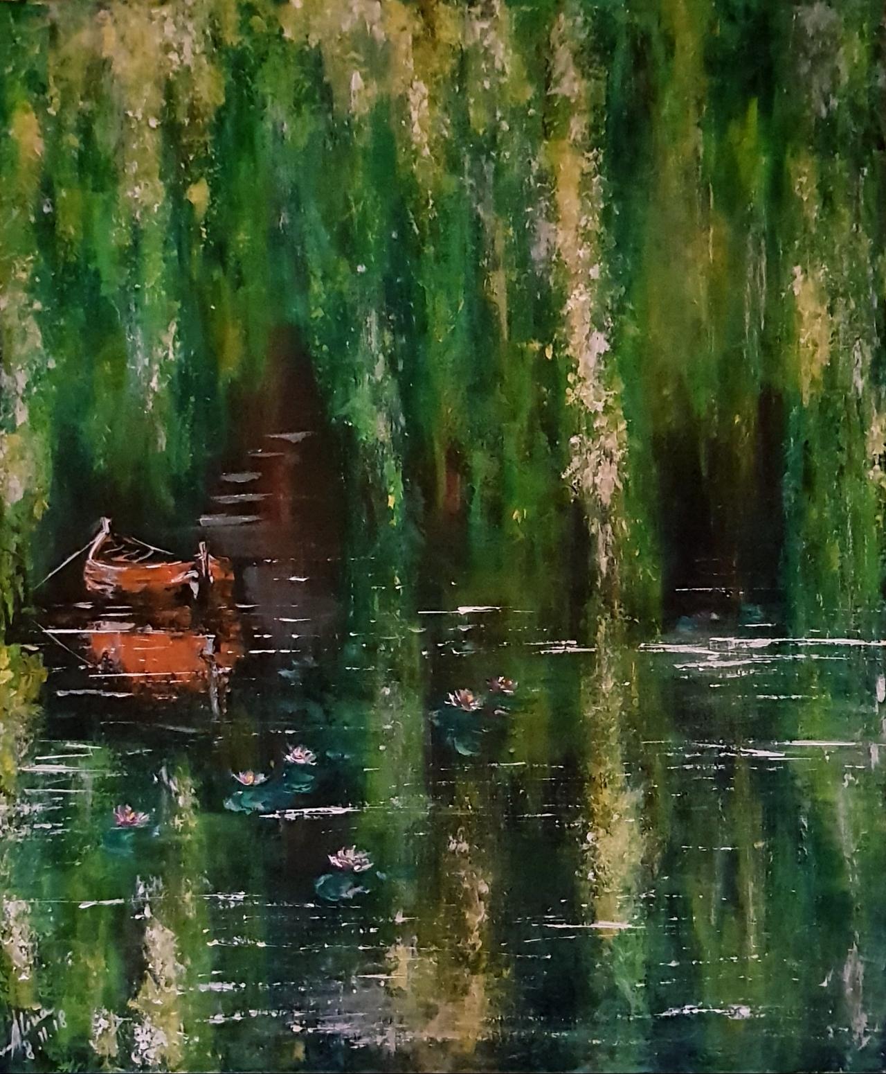 ArteDiAlina.com painting: Stolen happiness